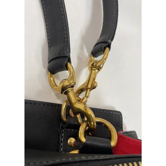 Chloe Eden Shoulder Bag Tote Black Calf leather Gold hardware Lambskin NWT - Picture 12 of 12